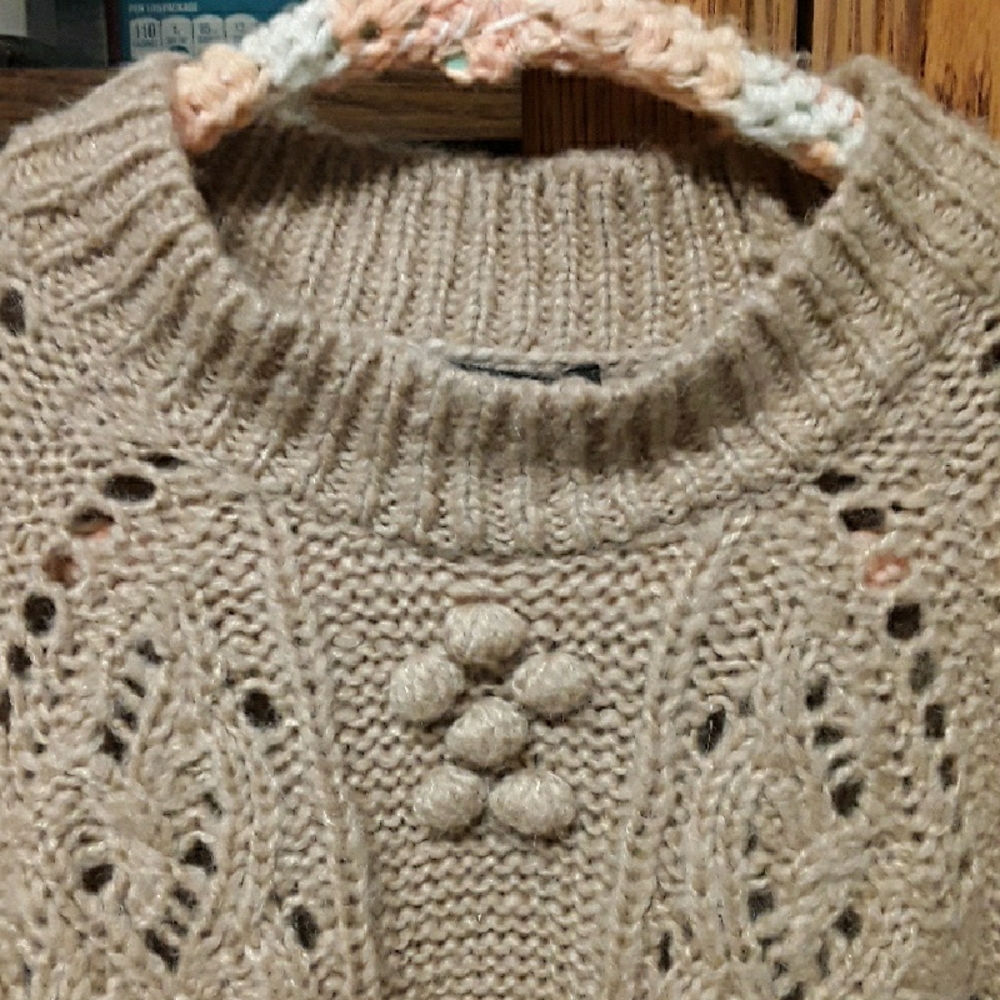 J. Crew Tan Knit Alpaca Blend Sweater - Picture 6 of 8